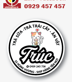 sticker trà sữa